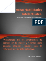 Naturaleza de Los Problemas de Control de La Clase-David Fontana.