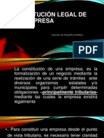 Constitución Legal de Una Empresa, PP