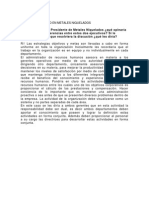 Conflicto Interno en Metales Niquelados