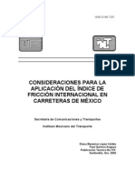 Calculo El Indice de Friccion Internacional (IFI) PDF