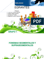 Fonemas Segmentales y Suprasegmentales Grupo 1 Contabilidad