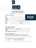 Mentorship Application