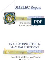 The COMELEC Report: The National Electoral Reform Summit of 2002