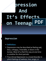 Depression and It's Effects On Teenagers