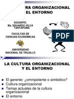 La Cultura Organizacional y Entorno