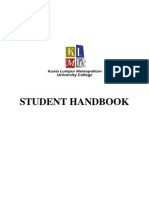 Student Handbook 2013 Klmu