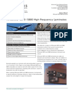 High Frequency Laminates RT Duroid 5870 5880 Data Sheet