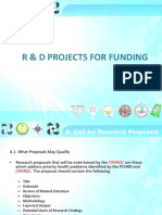 PCHRD'S Guideline of Proposals