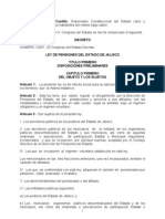 Ley de Pensiones Del Estado de Jalisco