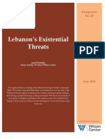 Lebanon's Existential Threats