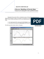 Forward and Inverse Modeling of Gravity Data