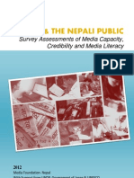 Media and The Nepali Public 2012