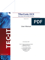 TBarCode OCX 8.0 User Manual