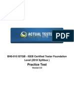 Practice Test: ISEB BH0-010