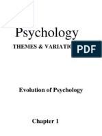 Chapgter - 1 Evolution of Psychology