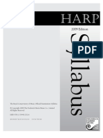 Harp Syllabus 2009