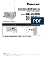 Panasonic KX-MB2000 PDF