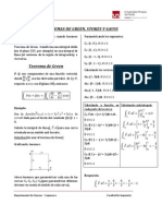 7 TEOREMAS de GREEN Gauss Stokes Terminado