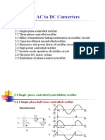 Chapter 2 AC To DC Converters: Outline