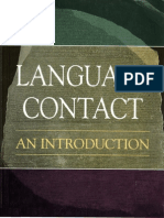 Language Contact An Introduction