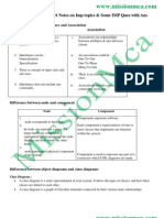 UML DIfferences, Short Notes