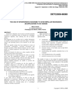 DETC2009-86080: The Use of Interference Diagrams To Avoid Impeller Resonance: An Application To Igv Design