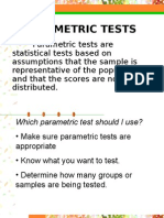 Parametric Tests