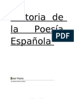 Historia de La Poesía Española