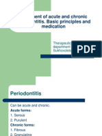 Treatment of Acute and Chronic Periodontitis