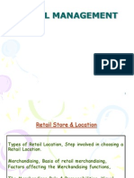 Retail Management 4 StoreAndLocation