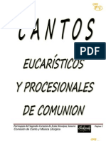 Cantos Eucaristicos Con Acordes 2012