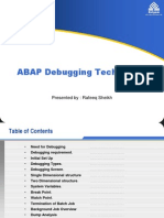 ABAP Debugging Techniques