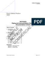 Process Industry Practices P&Id: Pip Pic001 Piping and Instrumentation Diagram Documentation Criteria