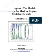 About The MS Regression Models