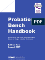 UK Home Office: Probation Bench Handbook 2nd Edition 2007