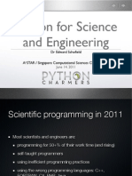 Python For Sciences and Engineering