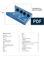 TC Electronic Flashback x4 Manual English PDF