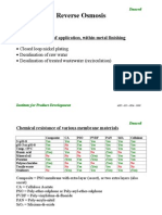 Reverse Osmosis: Well-Known Fields of Application, Within Metal Finishing