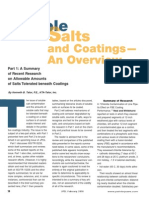 Soluble Salts and Coatings