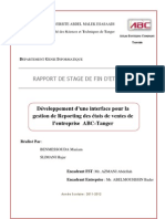 Rapport de Stage de Fin D - Etude 2012