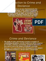 Introduction To Crime and Deviance