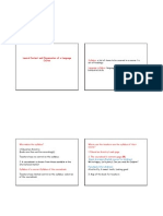 Lexical Content and Organisation of A Language Lexical Content and Organisation of A Language Course Course