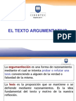 16 - El Texto Argumentativo