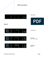 A320 EFIS FMA Annunciations