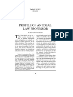 An Ideal Law Professor - Dean Pineda PDF