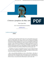 Pedro Tejada Tello - 'Crímenes Ejemplares' de Max Aub y El Cine - Nº 32 Espéculo (UCM) PDF