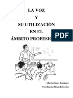 207 - La Voz y Su Utilización en El Ámbito Profesional