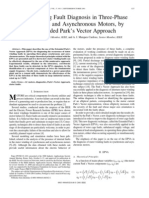 Stator Winding Fault Diagnosis in Three-Phase