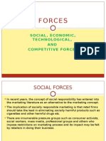 Social, Economic, Technological & Competitive Forces