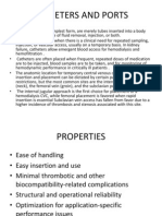 Catheters and Ports